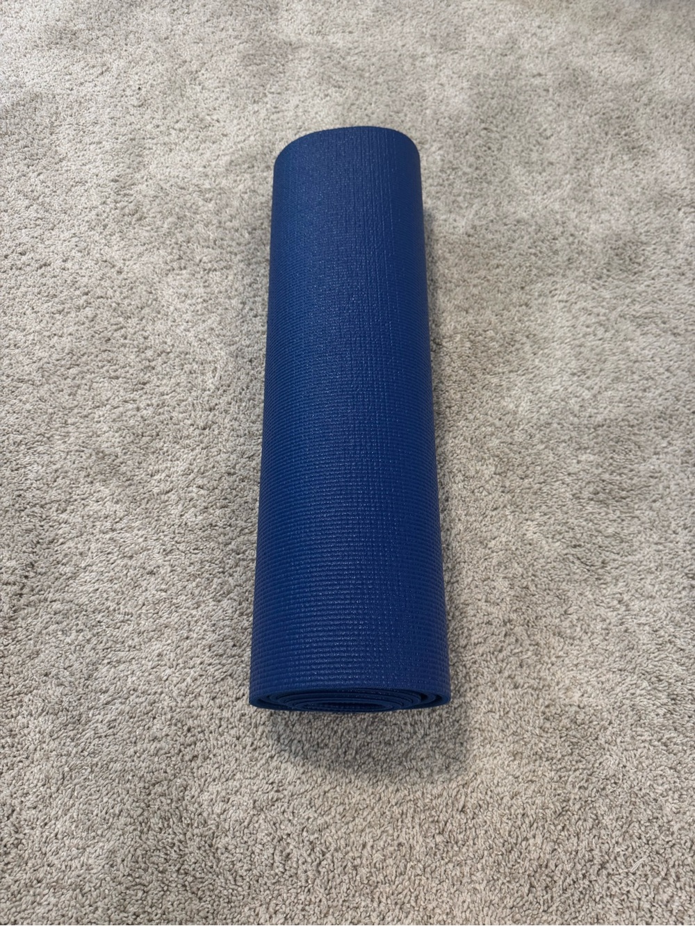 Blue Yoga Mat - Textured Non-Slip Exercise Mat